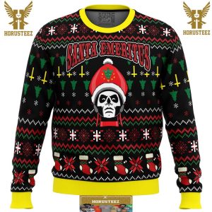 Santa Emeritus Papa Emeritus Gifts For Family Christmas Holiday Ugly Sweater