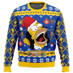 Santa Homer The Simpsons Gifts For Family Christmas Holiday Ugly Sweater