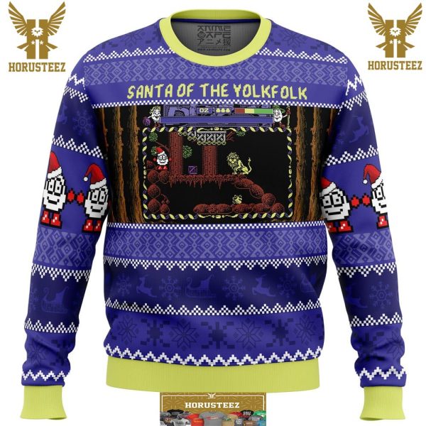 Santa Of The Yolkfolk A Dizzy Prince Of The Yolkfolk Gifts For Family Christmas Holiday Ugly Sweater