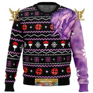 Sasuke Susanoo Naruto Gifts For Family Christmas Holiday Ugly Sweater