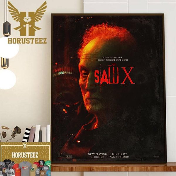 Saw X Moivie A New Poster Home Decor Poster Canvas