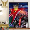 Scuderia Ferrari Race Week At Yas Marina Abu Dhabi GP 2023 Home Decor Poster Canvas