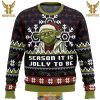 Season It Is Jolly To Be Yoda Gifts For Family Christmas Holiday Ugly Sweater
