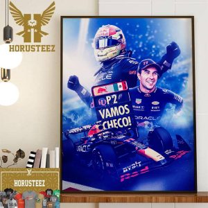 Sergio Perez Is A Great Drive Secures P2 In The F1 Drivers Championship For 2023 Home Decor Poster Canvas