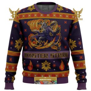 Shishio Makoto Monster Strike Rurouni Kenshin Samurai X Gifts For Family Christmas Holiday Ugly Sweater