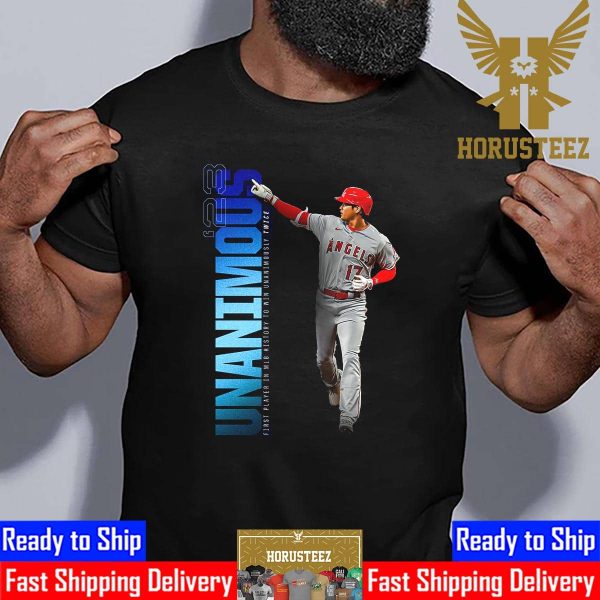 Shohei Ohtani Is The First Player In MLB History To Win Two Unanimous MVP Awards Unisex T-Shirt