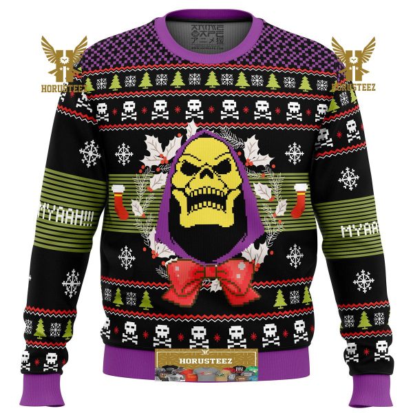 Skeletor Gifts For Family Christmas Holiday Ugly Sweater