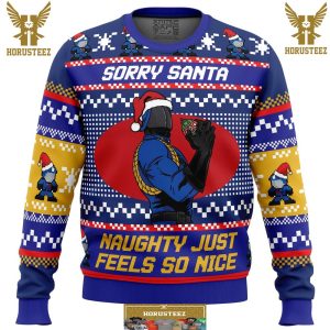 Sorry Santa Cobra Commander Gi Joe Gifts For Family Christmas Holiday Ugly Sweater