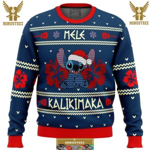 Stitch Mele Kalikimaka Gifts For Family Christmas Holiday Ugly Sweater