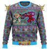 Studio Ghibli Blue Gifts For Family Christmas Holiday Ugly Sweater