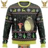Studio Ghibli Spirits Gifts For Family Christmas Holiday Ugly Sweater