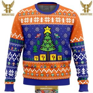 Super Bros Christmas Super Mario Bros. Gifts For Family Christmas Holiday Ugly Sweater