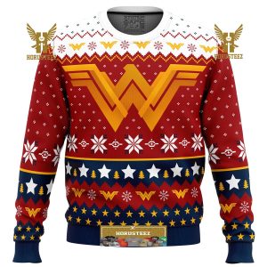Super Heroes Wonder Woman Christmas Gifts For Family Christmas Holiday Ugly Sweater