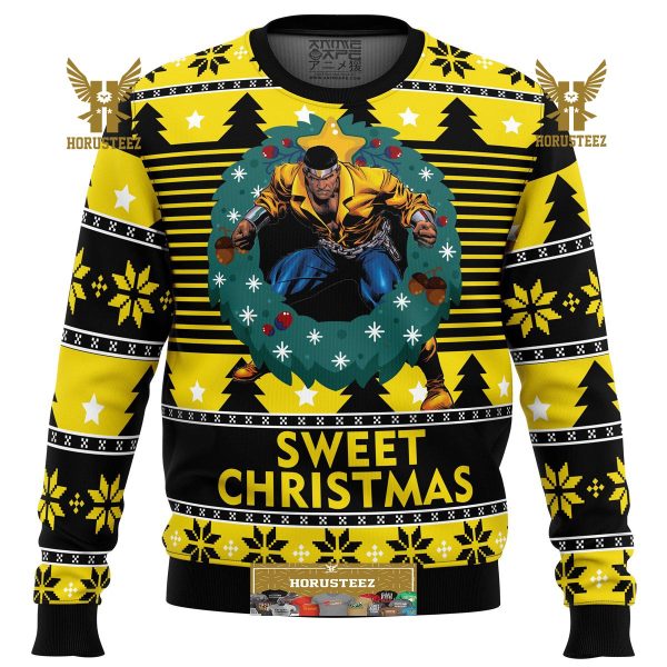 Sweet Christmas Luke Cage Gifts For Family Christmas Holiday Ugly Sweater