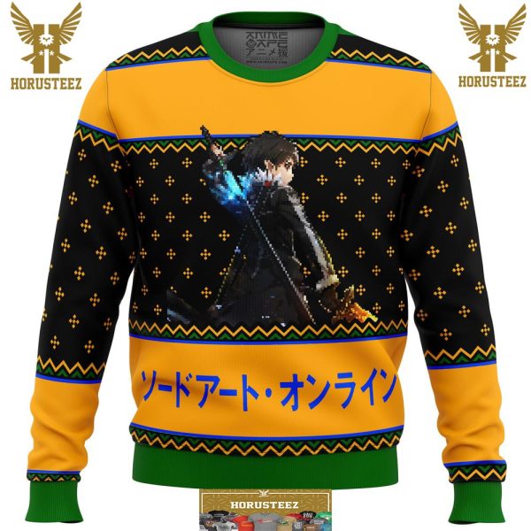 Sword Art Online Beater Gifts For Family Christmas Holiday Ugly Sweater