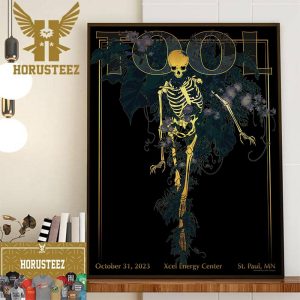 TOOL Effing TOOL in St Paul MN at the Xcel Energy Center October 31 2023 Home Decor Poster Canvas