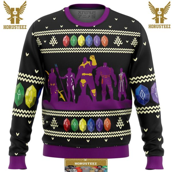 Thanos Marvel Gifts For Family Christmas Holiday Ugly Sweater