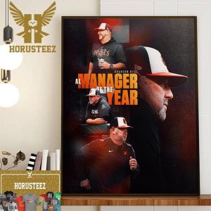 The Baltimore Orioles Brandon Hyde Is The 2023 American League Manager Of The Year Award Winner Home Decor Poster Canvas