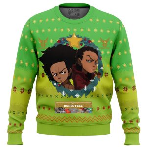 The Boondocks Gifts For Family Christmas Holiday Ugly Sweater