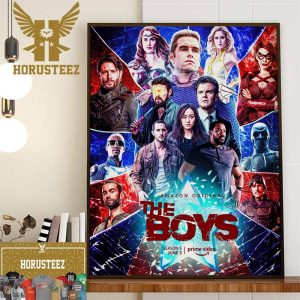 The Boys Season 3 Official Poster Home Decor Poster Canvas