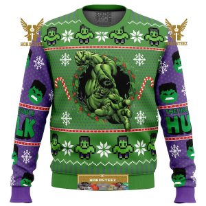 The Incredible Hulk Gifts For Family Christmas Holiday Ugly Sweater