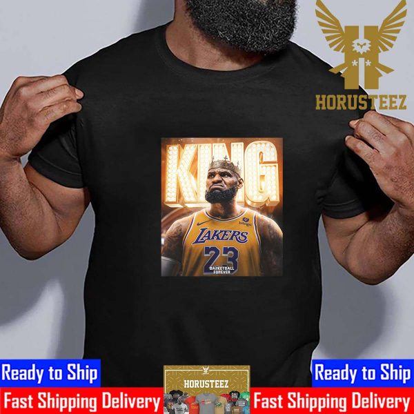 The King Lebron James To Reach 39K Career Points Becomes The First Player In NBA History Unisex T-Shirt