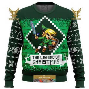 The Legend Of Christmas Zelda Gifts For Family Christmas Holiday Ugly Sweater