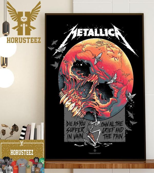 The Limited-Edition Poster Is Exclusive To Fifth Members Metallica The Latest Poster Featuring Atlas Rise Home Decor Poster Canvas