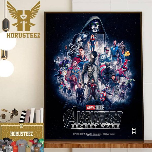 The Multiverse Saga Concludes In 2027 Avengers Secret Wars Of Marvel Studios Home Decor Poster Canvas