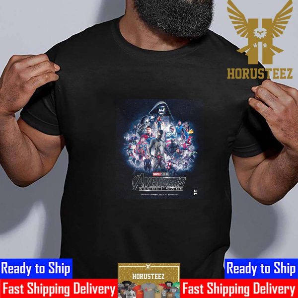 The Multiverse Saga Concludes In 2027 Avengers Secret Wars Of Marvel Studios Unisex T-Shirt