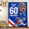 The New York Islanders Cal Clutterbuck 1000 Career NHL Games Home Decor Poster Canvas