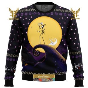 The Nightmare Before Christmas Gifts For Family Christmas Holiday Ugly Sweater