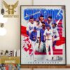 Texas Rangers Win The 2023 MLB World Series For The First Time Ever Home Decor Poster Canvas
