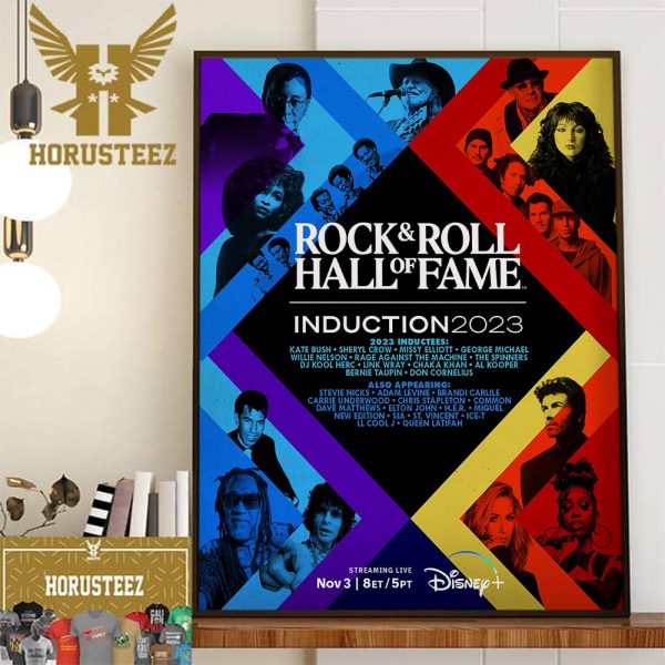 The Rock And Roll Hall Of Fame Induction 2023 Ceremony Home Decor Poster Canvas