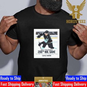 The Seattle Kraken Eeli Tolvanen 200th NHL Game Unisex T-Shirt