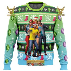The Sims Gifts For Family Christmas Holiday Ugly Sweater