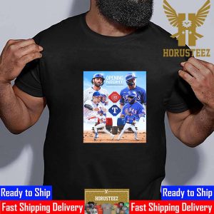 The World Series Champion Texas Rangers Vs Chicago Cubs For MLB Opening Night March 28th 2024 Unisex T-Shirt