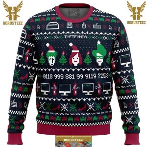 The X-Mas Crowd It Crowd Gifts For Family Christmas Holiday Ugly Sweater