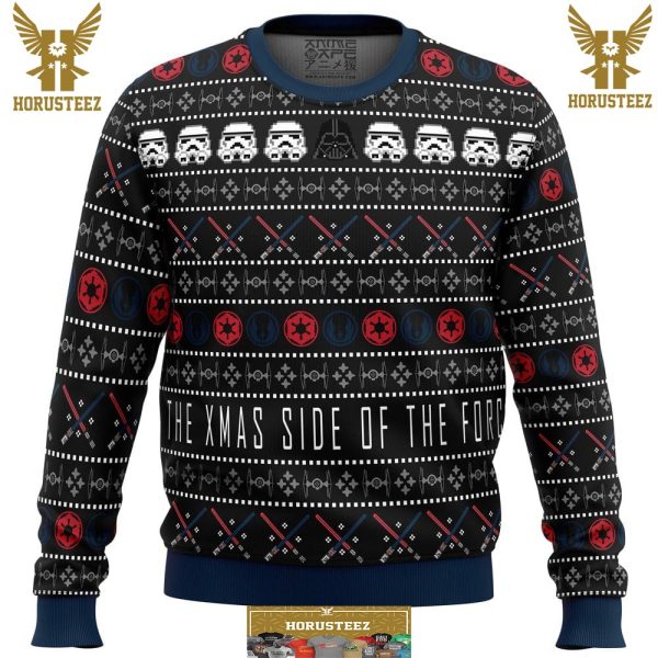 The Xmas Side Of The Force Star Wars Gifts For Family Christmas Holiday Ugly Sweater