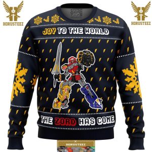 The Zord Has Come Power Rangers Gifts For Family Christmas Holiday Ugly Sweater