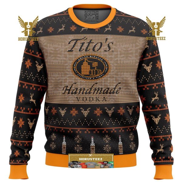 Titos Vodka Gifts For Family Christmas Holiday Ugly Sweater