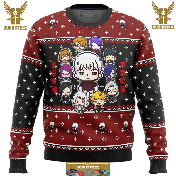 Tokyo Ghoul Sprites Gifts For Family Christmas Holiday Ugly Sweater