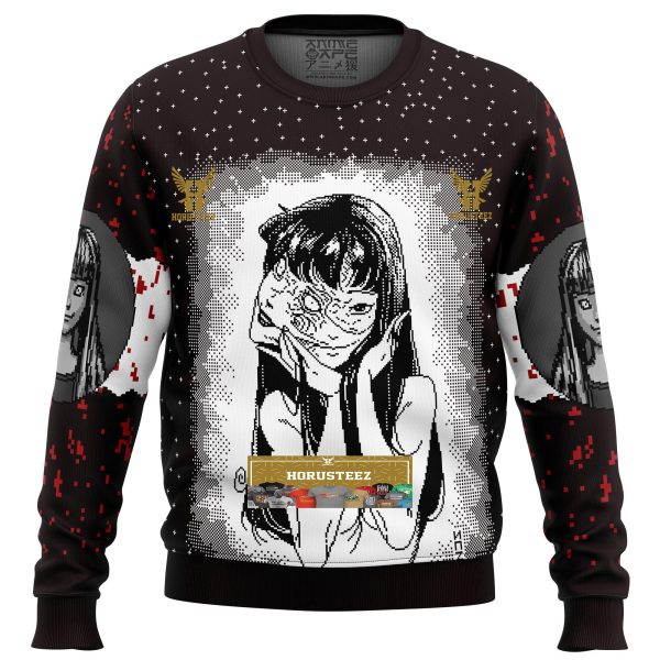Tomie Junji Ito Gifts For Family Christmas Holiday Ugly Sweater