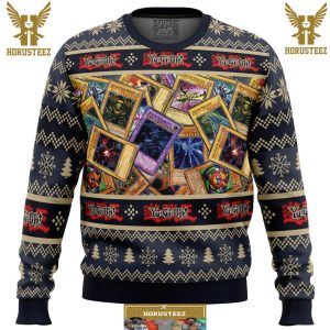 Trading Cards Yugioh Gifts For Family Christmas Holiday Ugly Sweater