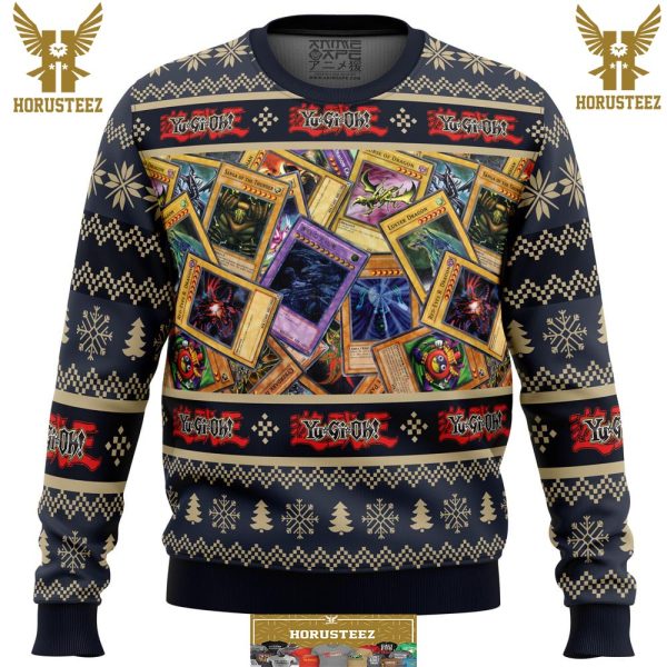 Trading Cards Yugioh Gifts For Family Christmas Holiday Ugly Sweater