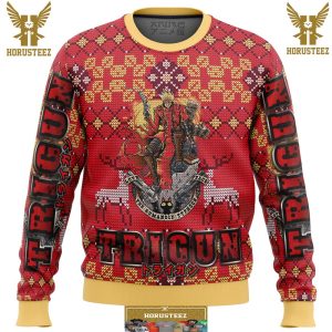 Trigun Alt Gifts For Family Christmas Holiday Ugly Sweater
