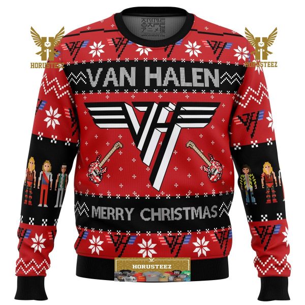 Van Halen Gifts For Family Christmas Holiday Ugly Sweater