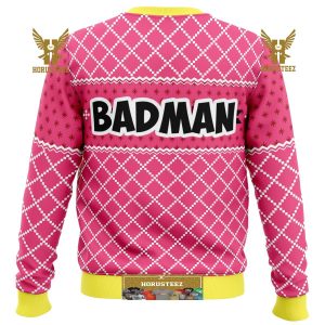 Vegeta Pink Badman Dragon Ball Z Gifts For Family Christmas Holiday Ugly Sweater