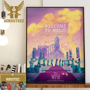 Welcome To Rosas Performed By Ariana Debose And The Cast Of Wish Home Decor Poster Canvas