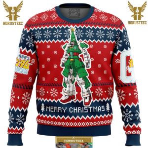Xmas Tree Gundam Gifts For Family Christmas Holiday Ugly Sweater